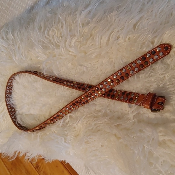 Banana Republic Accessories - Tan Leather studded Belt